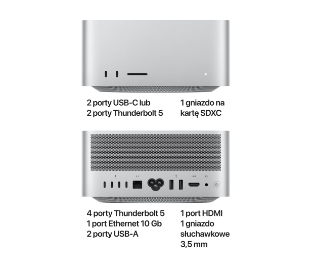 Apple Mac Studio M4 Max/64GB/1TB/Mac OS 40R GPU - 1508718 - zdjęcie 5
